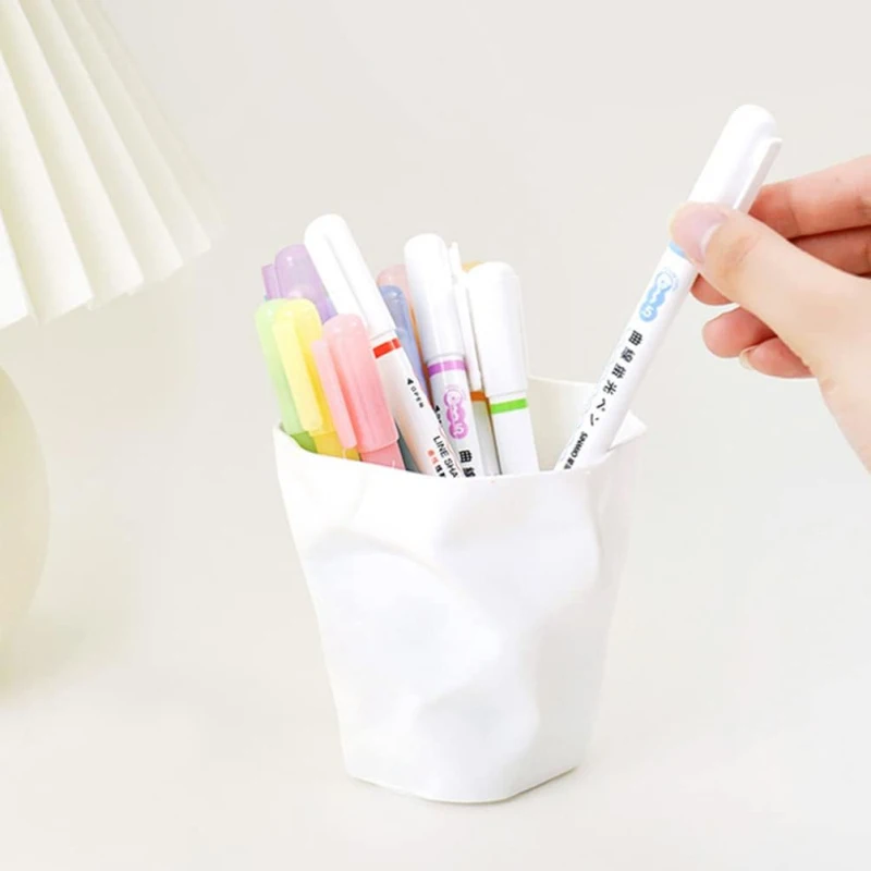 6 Pcs Linear Highlighter Pens Colored Highlighters Fancy Markers Highlighter Pens Pattern Contour Pens, For Office Stationery