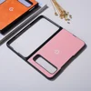 New Google Pixel Fold PU Flip Case Leather Plain Ultra-Thin Back Cover Soft Full Protection Shockproof Pixel Fold Accessories 3