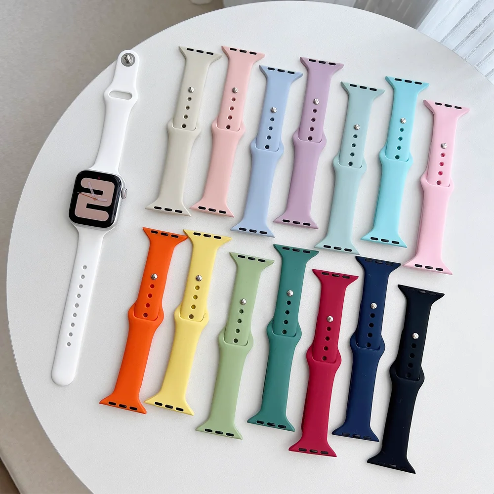 Breathable Silicone Strap for Smartwatch - Elegant Bracelet Design