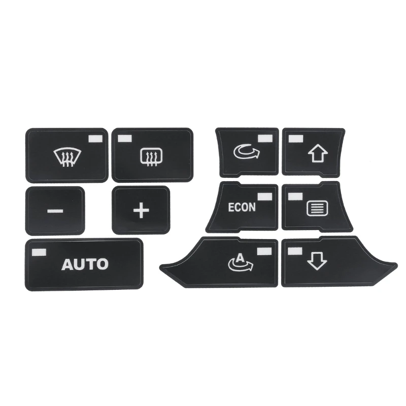 

Car Air Conditioning Central Control Panel Button Sticker Decal for 8P 2003-2012