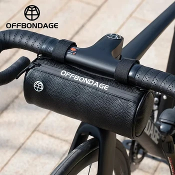 OFFBONDAGE Borsa per bici Borsa anteriore per bicicletta Borsa da manubrio impermeabile Borsa a tracolla multifunzionale portatile Accessorio per bicicletta