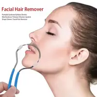 Safe Handheld Spring Roller Women Facial Hair Removal Epilator Roller Epilator Remover Massager Facial Hair Face Beauty Car M9T3