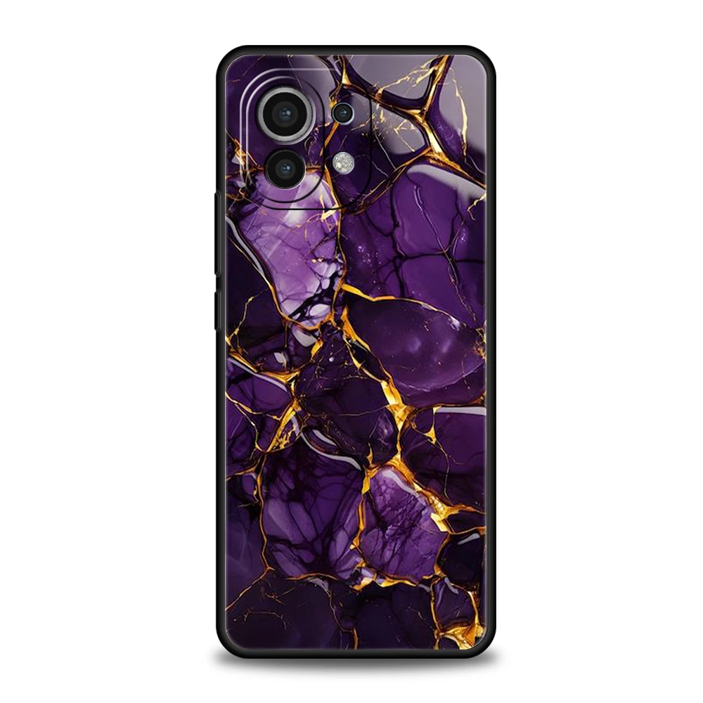 Malerei Marmor Handy hülle für Xiaomi Mi 14 13 12 11 Ultra 13t 12t Poco C51 F3 F4 F5 X3 X4 NFC M3 Pro Lite 5g Silikon hülle – Detail 4