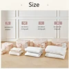 Large Quilted Bag Clothes Storage Wardrobe Organiser Waterproof Blanket Storage Bag Zippers With Clear Window Bolsa Guardar Ropa 5
