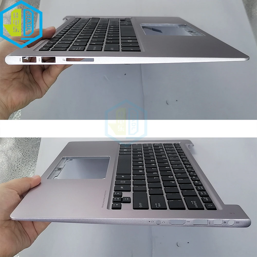 Backlit Laptop Keyboard Palmrest para Asus Ux303 Ux303u Ux303ua Ux303ub Ux303l Inglês c Shel Teclados de Substituição us - Imagem 2