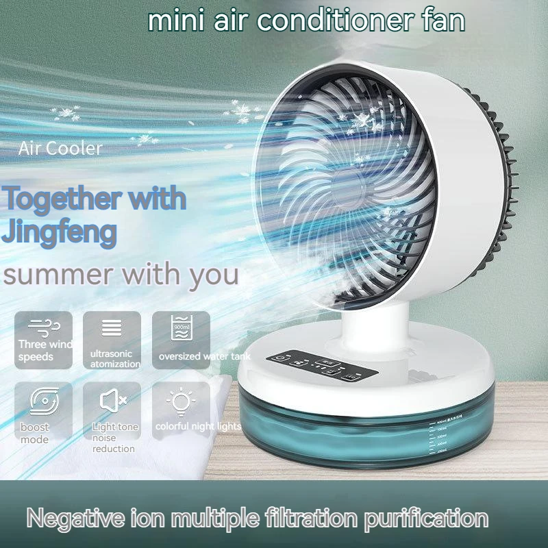 

Spray Thermantidote Mini Air Conditioner Fan Household Desk Refrigeration Small Air Conditioner Fan Portable Mini Air Cooler