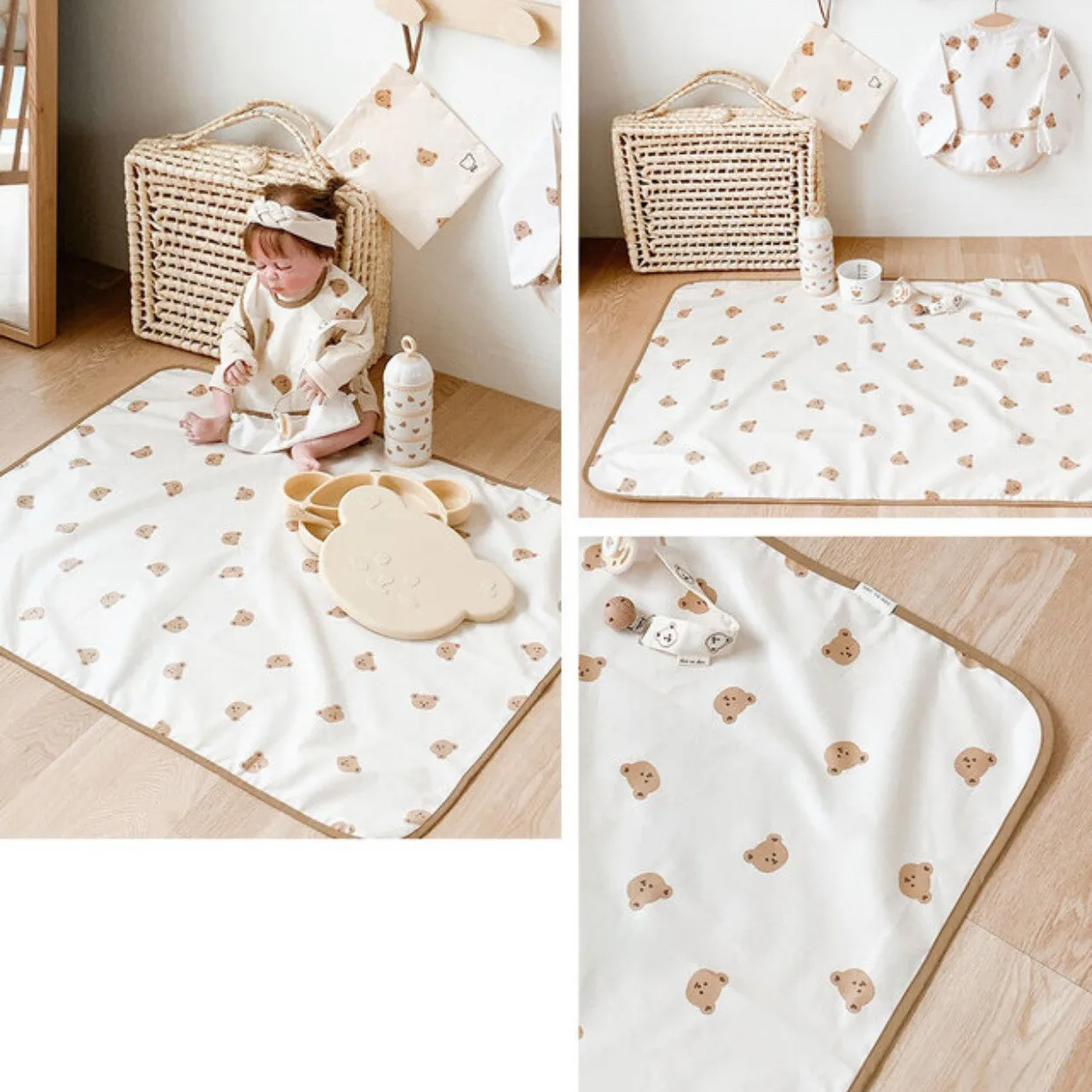 Olive Newborn Waterproof Urinary Separation Mat Washable Breathable Leak proof Mattress Auntie Mat Baby Urinary Cushion