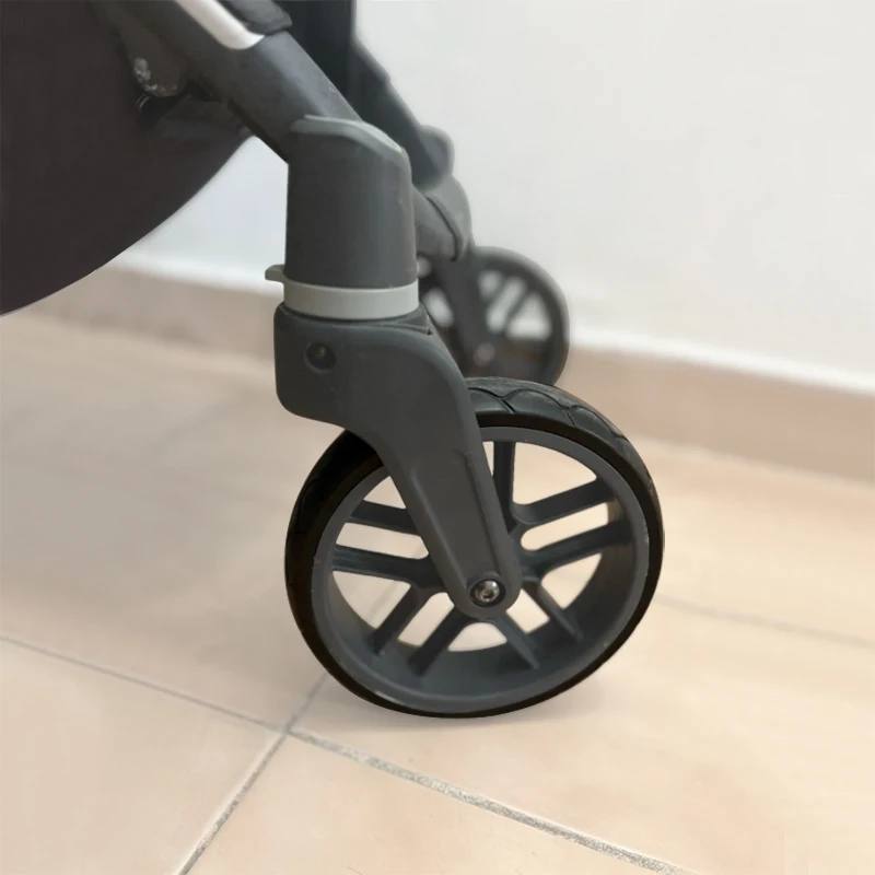 BabyBuggyTireForUppababyVistaPushchairFrontWheelPUTubelessTyreCoverDIYStroller