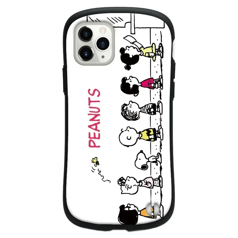 thumbnail image 1 of Funda de teléfono de línea completa Snoopy Charlie Brown para iPhone 14 13 12 11 Pro Max 14 7 8 Plus X XS Max XR Nueva funda linda de cintura delgada, 1 of 5