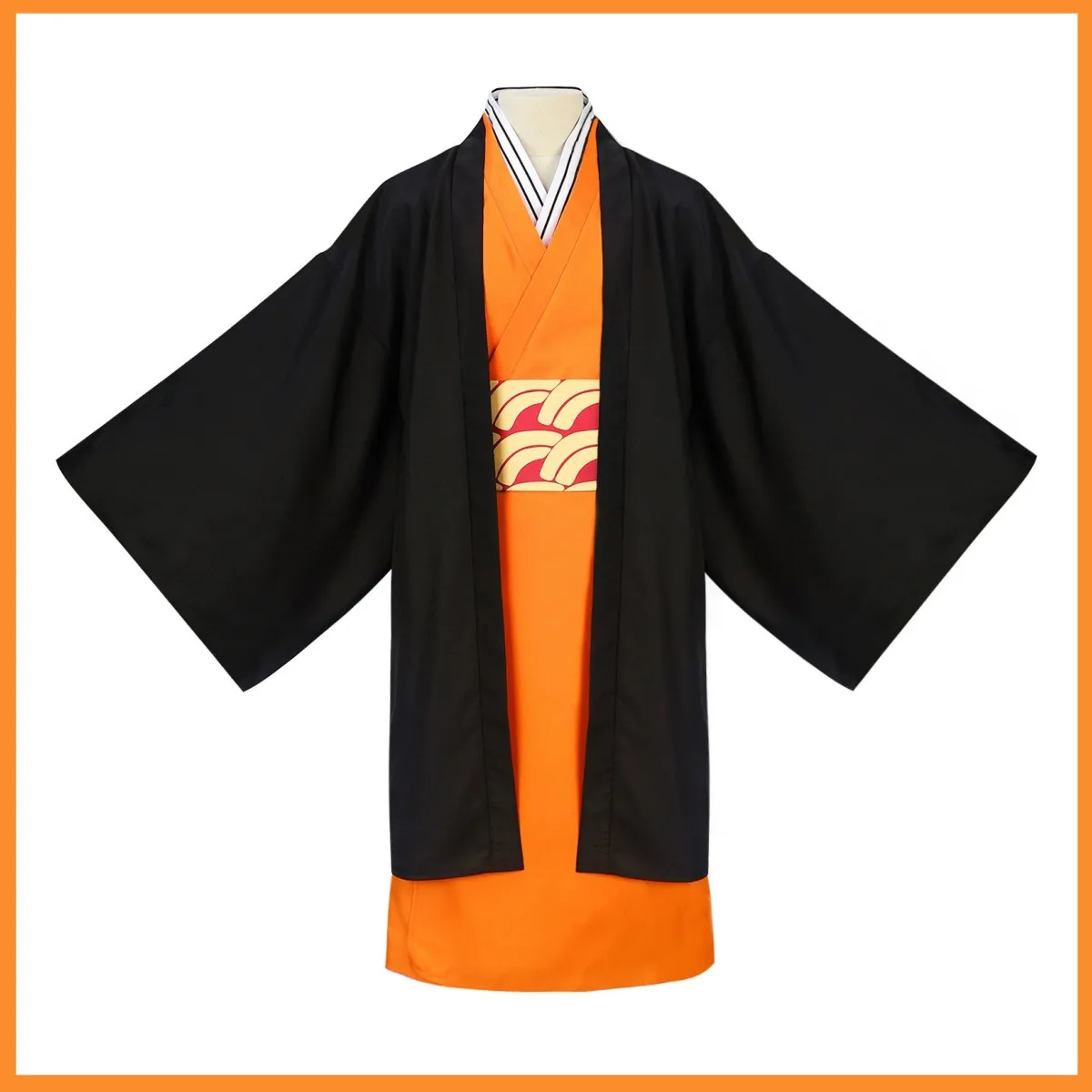 Traditional Japanese Kimono and Haori Costume for Women