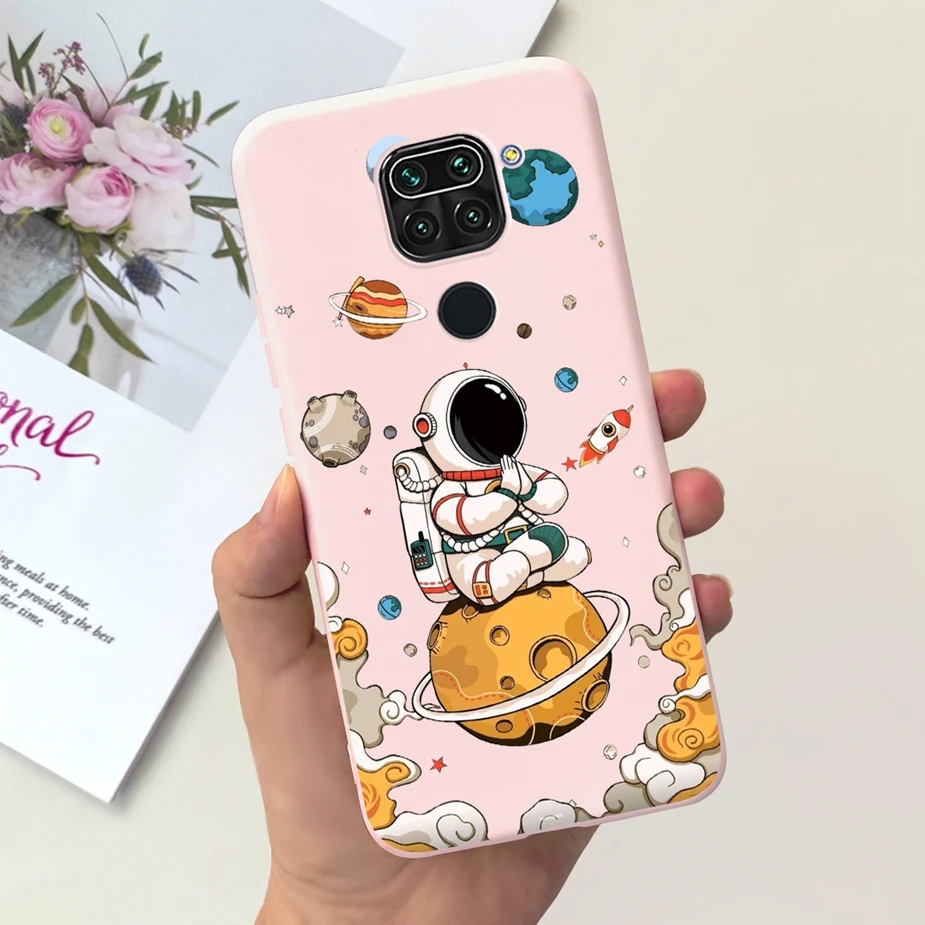 Cute Spaceman Cartoon Soft Silicone Phone Case Bumper