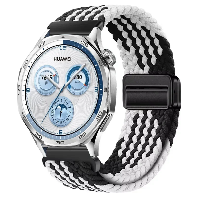 Braided Nylon Loop Strap with Magnetic Buckle 22/20mm