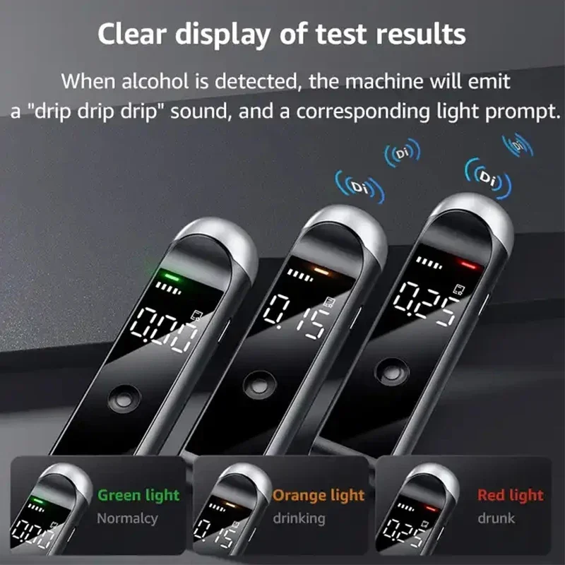 Alcotester Breath Alcohol Tester Digital Detector for Home Car Electronics