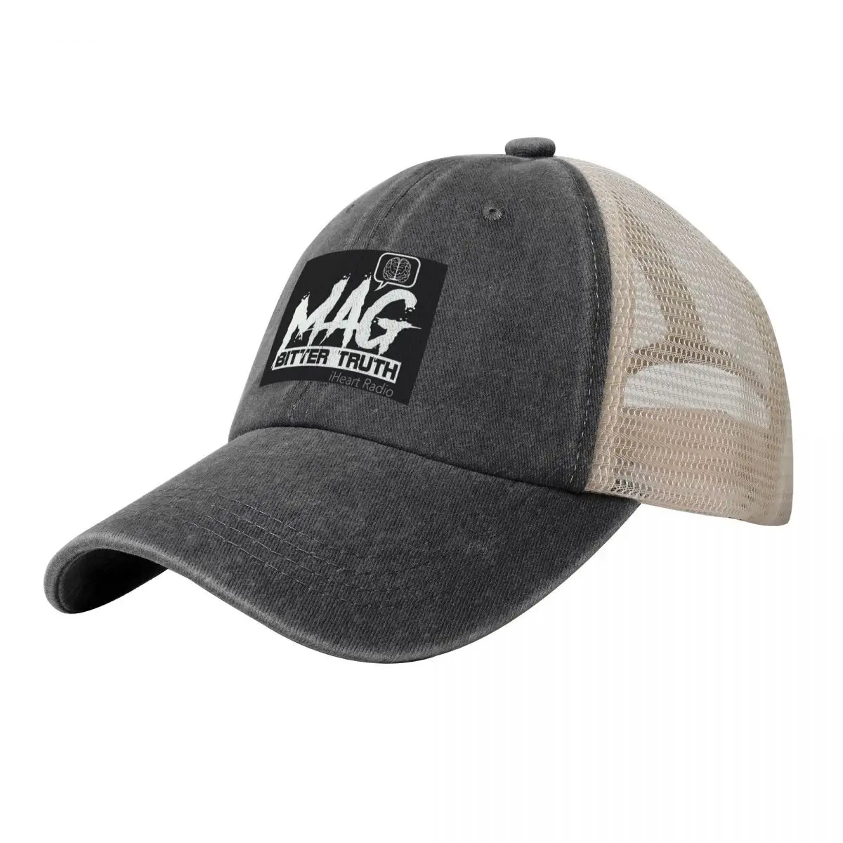 

MAG BITTER TRUTH iHeart Radio 2 Cowboy Mesh Baseball Cap beach hat Golf Hat Man Snapback Cap Men Hats Women's