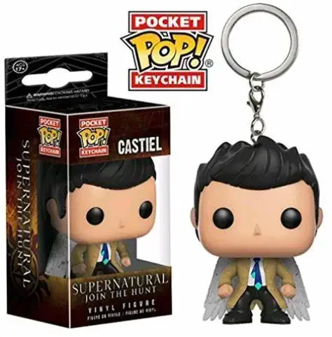 FUNKO POP Supernatural Join the Hunt Dean & Castiel Sam KEYCHAIN