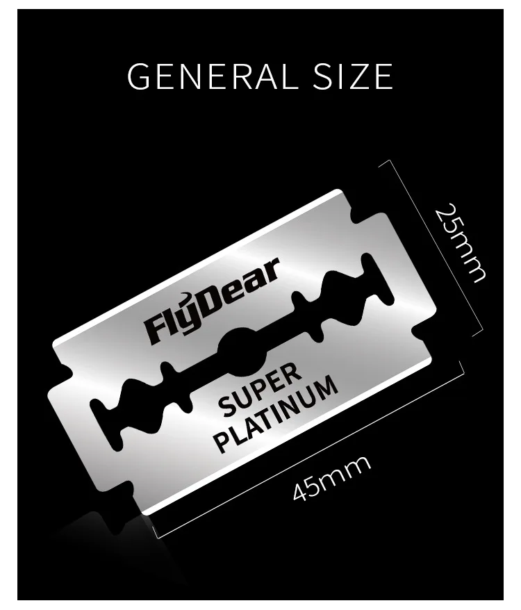 30/50/100pcs Double Edge Razor Blades Men's Razor For Shaving Men Blade Professional Barber Razor Beard Trimmer Tool 4