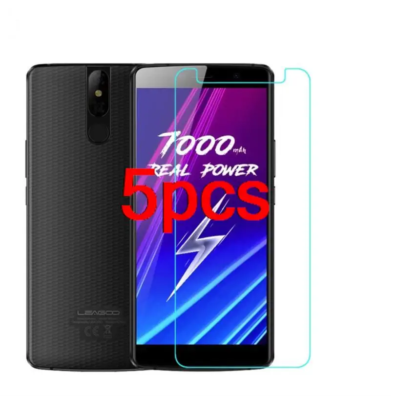 

5 шт. для leagoo power5 закаленное стекло прозрачная защитная пленка для экрана телефона для leagoo power 5 5,99 "Защитная защита
