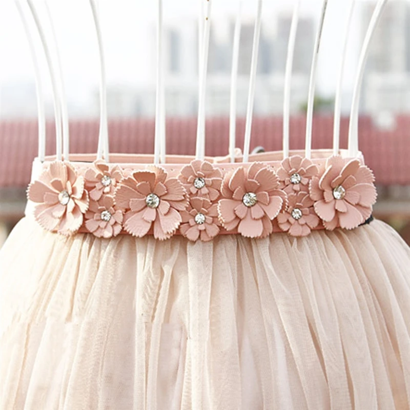 

Belt For Women Lady 2023 Fashion Flower Elastic Stretch Waist Belt Wide Elasticated Waistbands Girls Dress Accessories