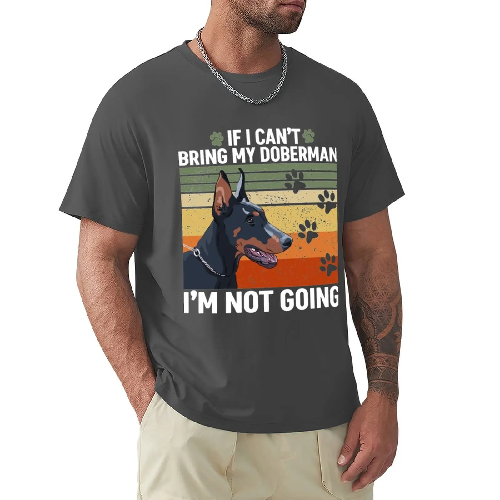 

Doberman Shirt Doberman Gift Dog Lover Shirt Dobermann Pinscher Gift,Doberman T-Shirt If I Can't Bring Doberman T-Shirt, T-Shirt