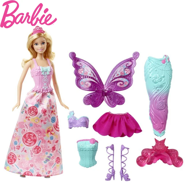 Mattel Barbie Dolls Girls' Toys Pretty Play House Toys Birthday Gifts Princess Toys Beautiful Princess Hair Toy for Children 1
