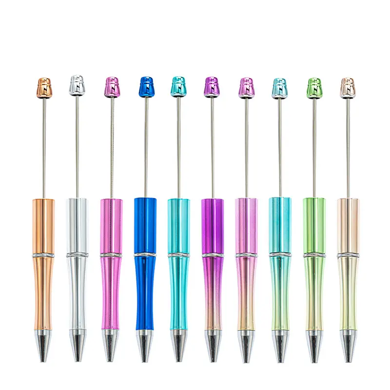 

Gradient Bead Gel Pen Plastic Ballpoint Pen DIY Beadable Ballpoint Pen