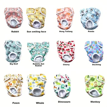 Washable Reusable Dog Diapers - Male Female Dogs 1