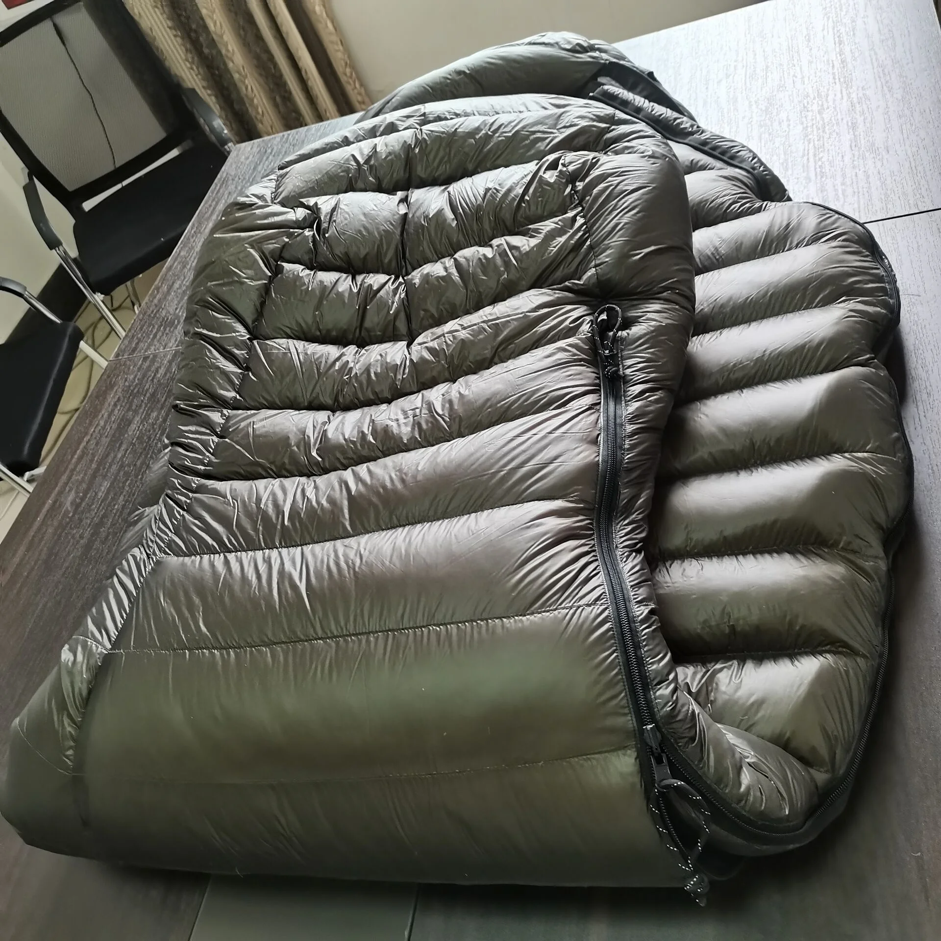 

camping goose down filled outdoor sleeping bag -40C