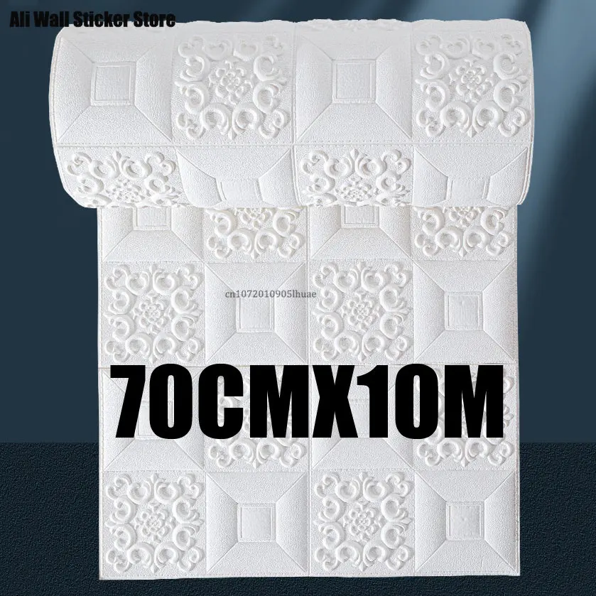 70cmx10m Diy 3d Wall Sticker Ceiling Bedroom Decor Waterproof Self Adhesive Wallpaper Living Room Kitchen Decor extendable duster household ceiling fan detachable microfiber duster dust cleaner for kitchen bathroom living room household