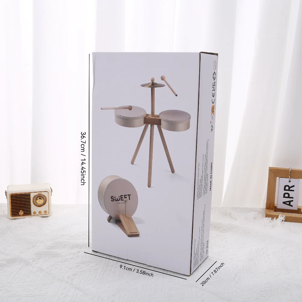 Kids Drum Set Musical Toys for Boy Girl Music Toys Educational Percussion Toy Kids Musical Instruments - 5