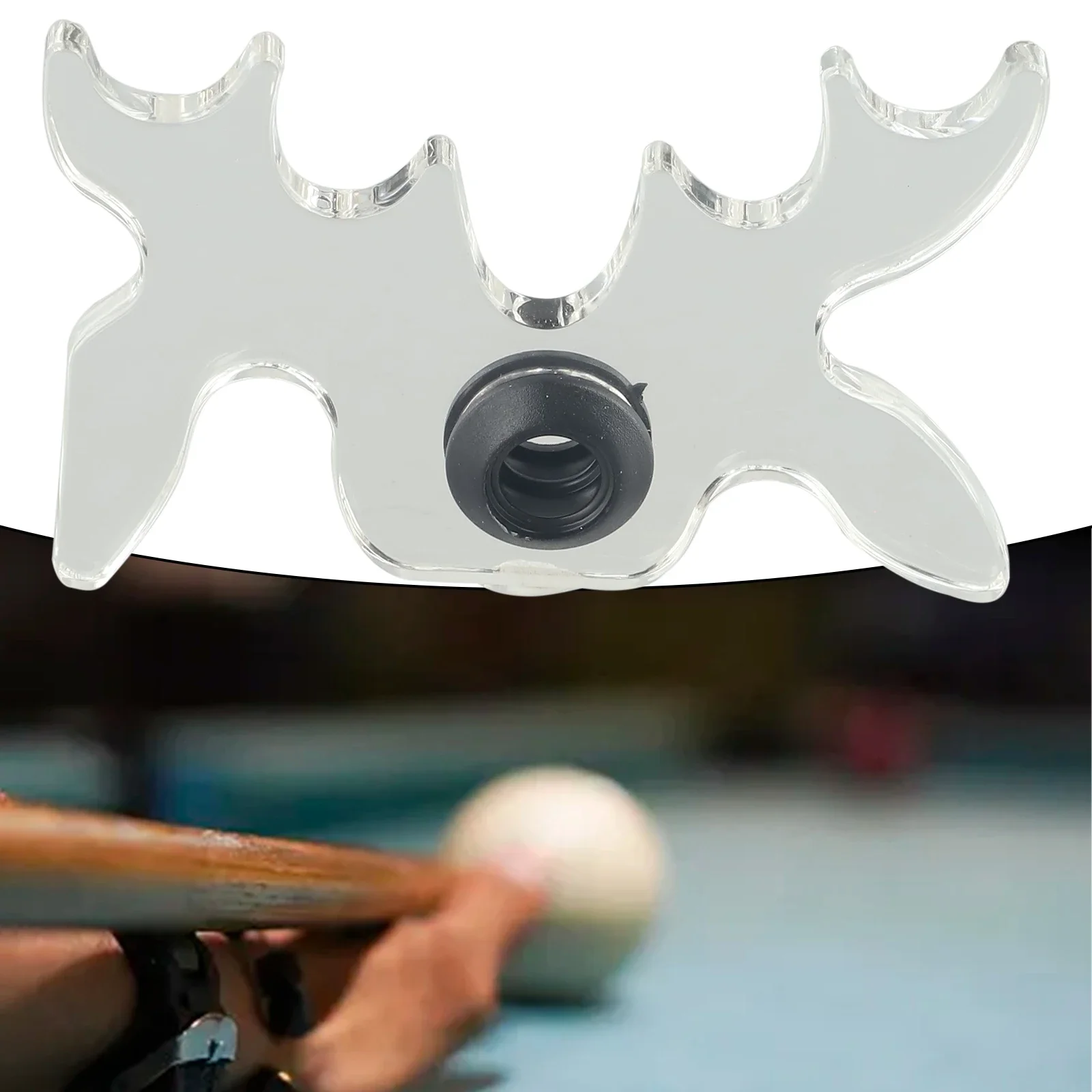 Moose Head Shape Billiard Cue Bridge Head Durable Acrylic 7 Angles Pool Game billiard bridge stick