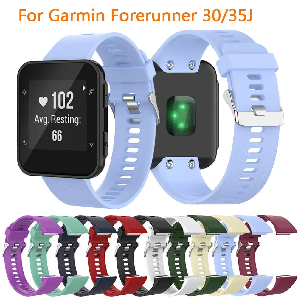 Correa de reloj para Garmin Forerunner 35 30, pulsera de silicona suave