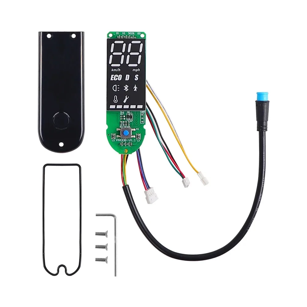 Electric Scooter Dashboard Circuit Board with Screen Cover Accessories