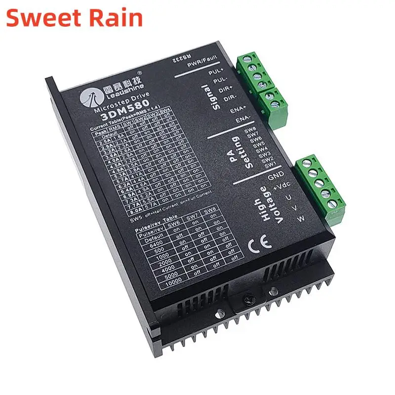 3DM580 stepper motor driver Leadshine 3phase match stepper motor nema57 86 18-50VDC