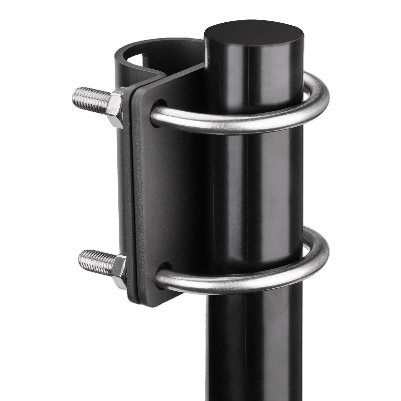 Adjustable Steel U Bolt Mast Clamp Bracket Kit for Antenna