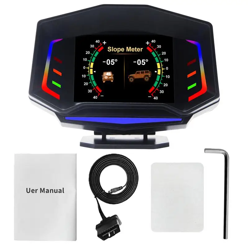 

Car Head Up Display Windshield HUD Head Up Display Digital Car HUD Head-Up Display Dual Mode OBD2/GPS Windshield Projector With