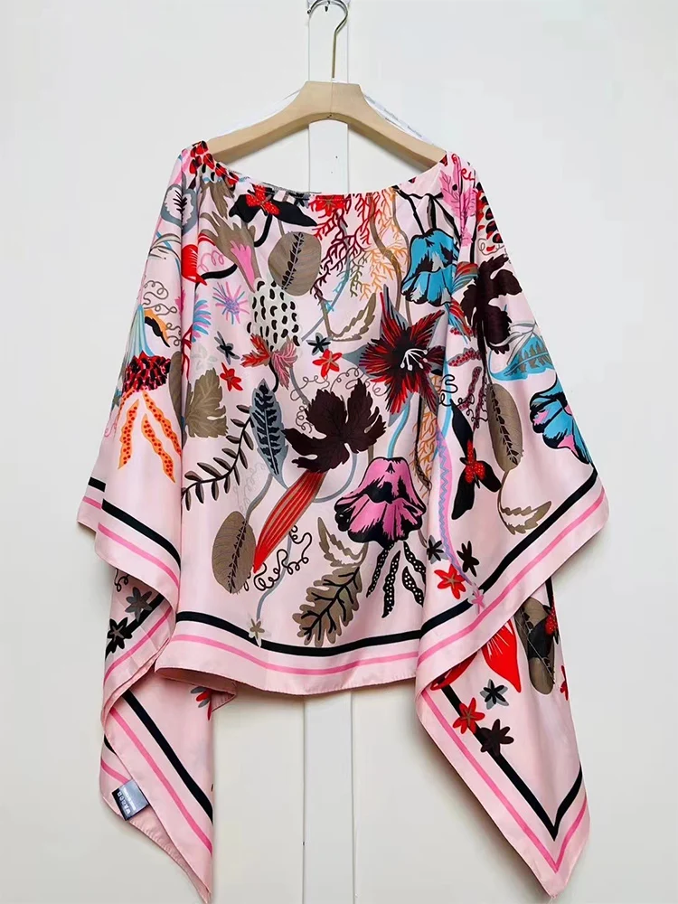 

Женский винтажный пуловер с круглым вырезом, свободная рубашка, универсальный модный Асимметричный свободный топ, лето 2024