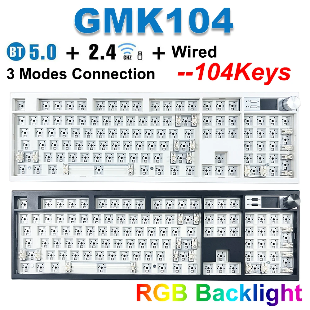 GMK104 Customizable Wireless Mechanical Keyboard Kit