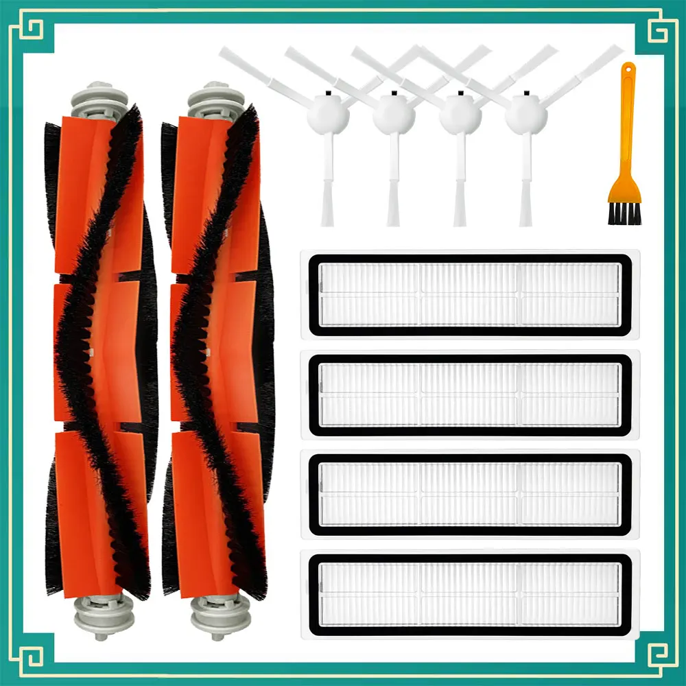 Principale Brosse LatéRale Filtre HEPA pour Dreame D9 D9 Max D9 Pro L10 Pro Accessoires pour