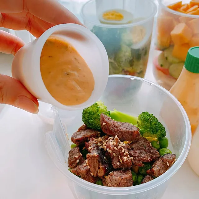 Tasses de petit déjeuner portables, céréales, noix, yaourt, salade – Image 6