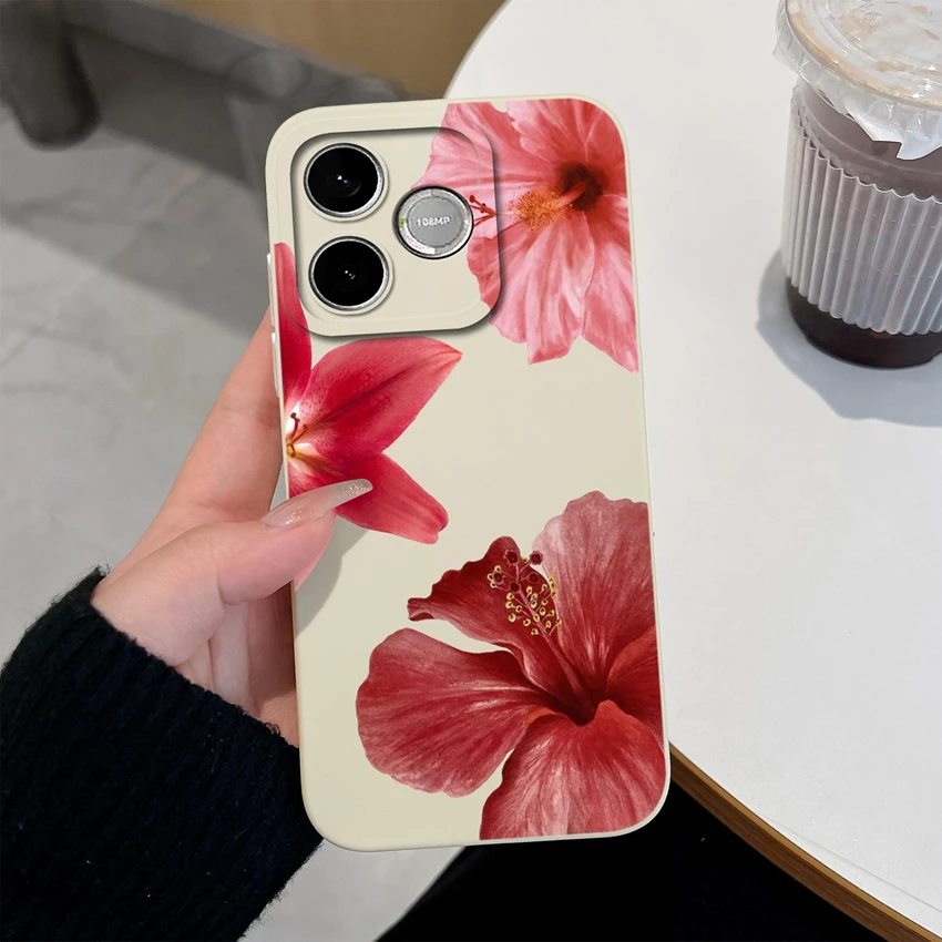 Luxury Bow Print Soft Silicone Anti-Drop Case - Lightweight & Smooth Finish