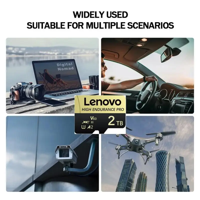 Оригинальная карта памяти Lenovo 2 ТБ 1 ТБ, высокоскоростная карта памяти Micro TF SD 256 ГБ, SD-карта V60 U3 TF-карта для Nintendo Switch Ps4 Ps5 (art.: 3920c6fa2d186) - 3920c6fa2d186