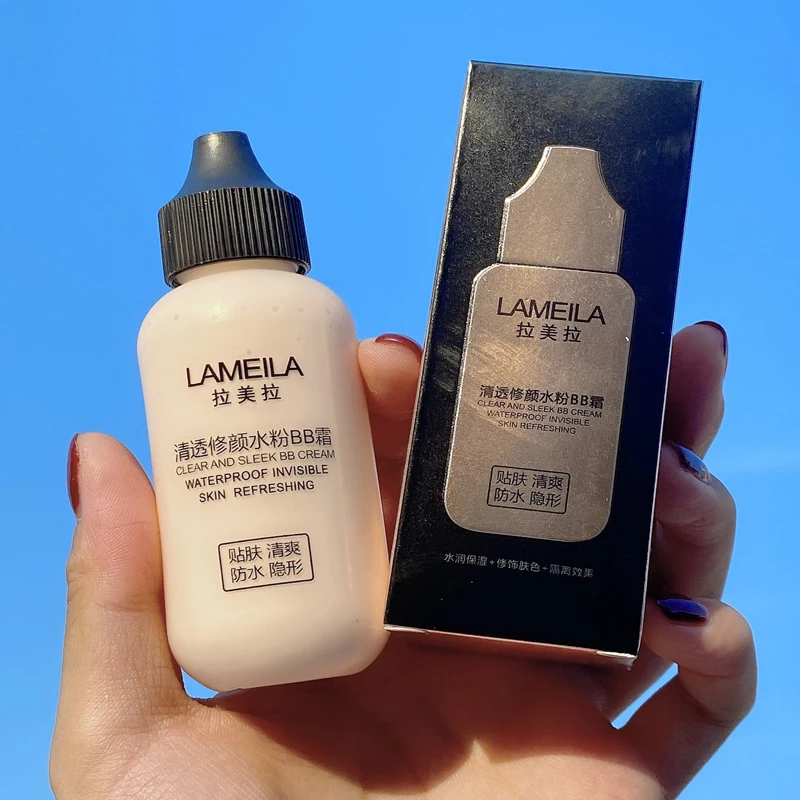 Description Picture 3 of item3 Colors Long Lasting Liquid Foundation Waterproof Cover Acne Spot Natural Face Base Makeup Matte Concealer Foundation Cosmetic