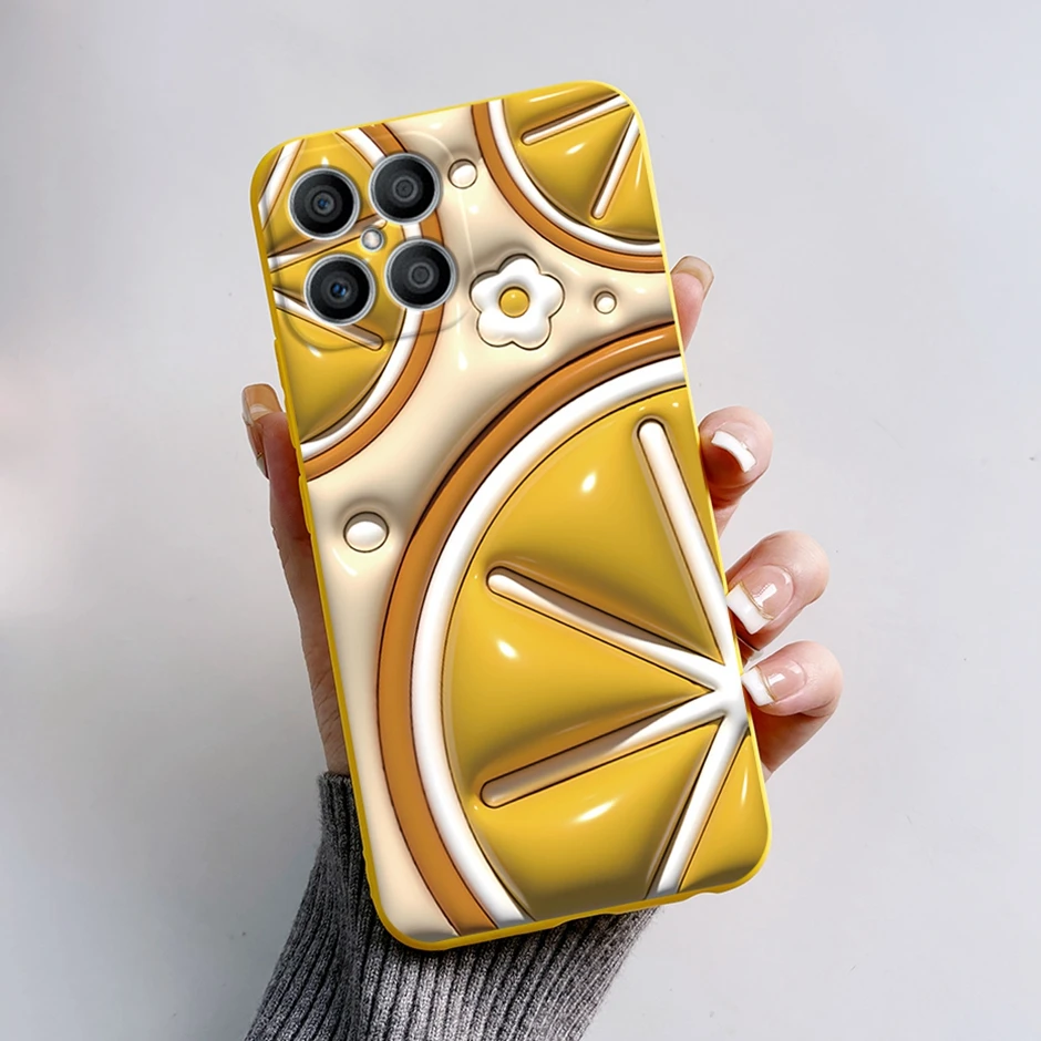 Exquisite Cartoon Painted Liquid Silicone Phone Case in Bumper Design