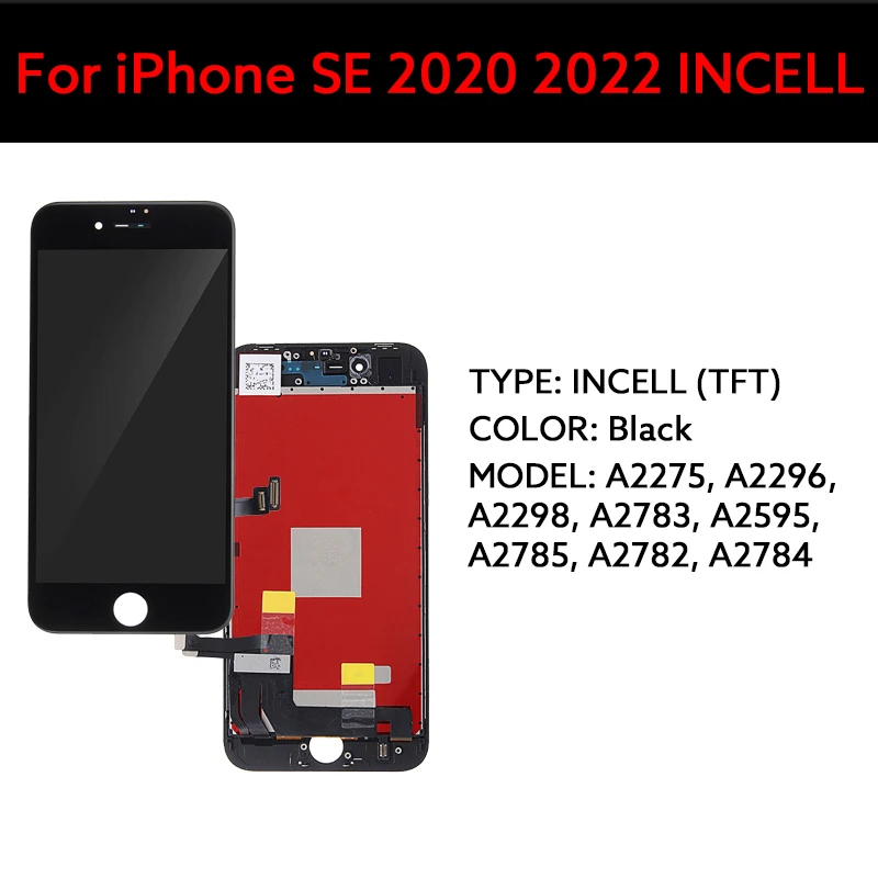 H&LYCYJ Display Für IPhone SE 2022 - LCD Touchscreen Reparatur Set Inkl. Werkzeuge & Kleber