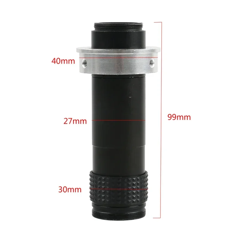 55MP 48MP 4K 1080P HDMI USB Video Microscope Camera 1-130X Infinitely Far C Mount Lens LED Light for Digital Image Acquisition 3