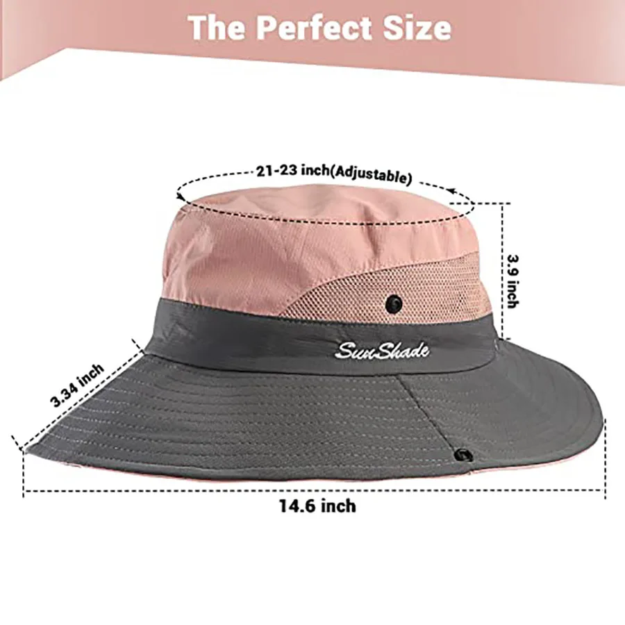 Sun Hats for Women Wide Brim UV Protection Summer Beach Hiking Fishing  Packable Visor Hat