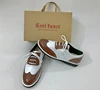 America Trend Performance Show COOL DANCER Authentic Locken Popping Shoe Funky Block Street Hip Hop Leather Shoes 2