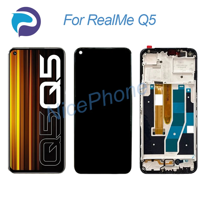 

Для RealMe Q5 ЖК-экран + сенсорный дигитайзер дисплей 2412*1080 RMX3478 для RealMe Q5 ЖК-экран дисплей