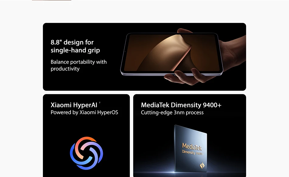 Xiaomi Pad Mini 512GB, 12GB RAM 8.8-inch Wi-Fi Tablet (Global Version) 1