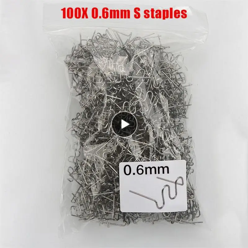 

Set Hot Stapler Staples For Plastic Welder Plastic Repair Standard Pre Cut Wave Staples Welding Bumper Car Bumper Repair